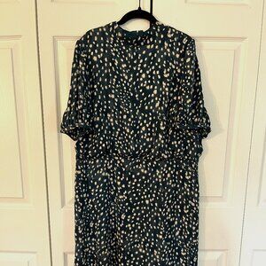 NWT Teal patterned Ann Taylor dress, 16P